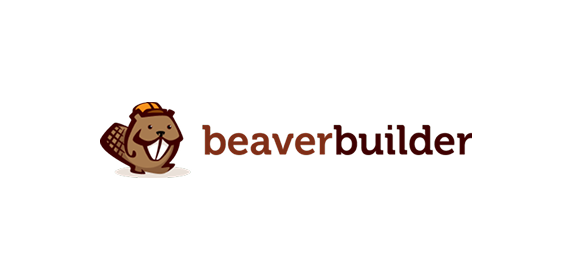 Beaver Builder logo with cartoon beaver.
