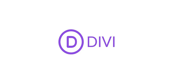 Divi logo design in purple