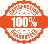 100% Satisfaction Guaranteed badge
